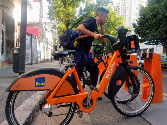 Paradero de Bicicletas Públicas